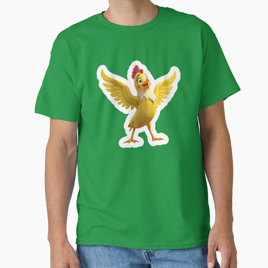 Cute Happy Chicken Banana by madebyjulia7