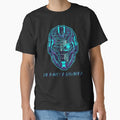 Neon Sentinel Cyber Guardian Hacker Shirt Design by KurtByteStudio
