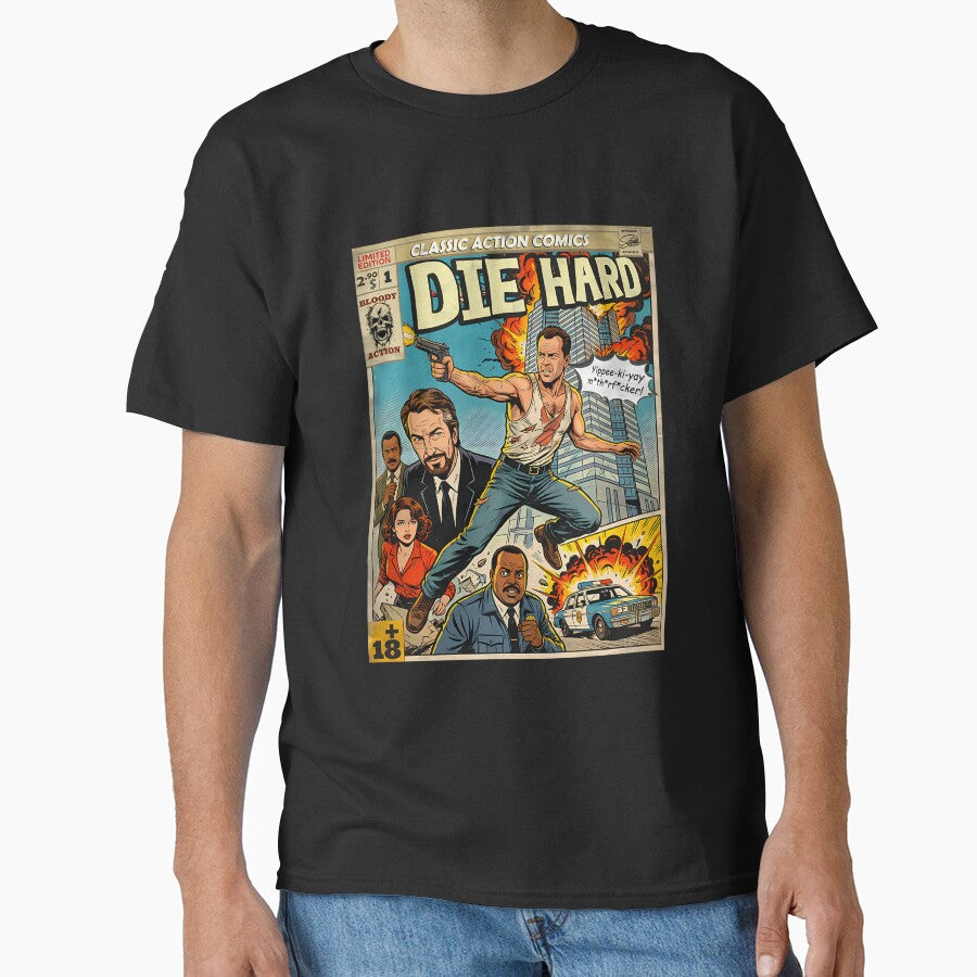 Die Hard Vintage Movie by ImaginableAI