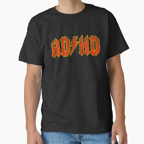 ADHD vintage distressed logo by AlexQuantum