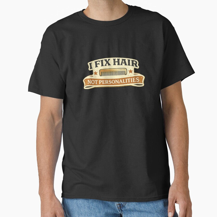 I Fix Hair Not Personalities Funny Dog Groomer Vintage Design by Rudinho102