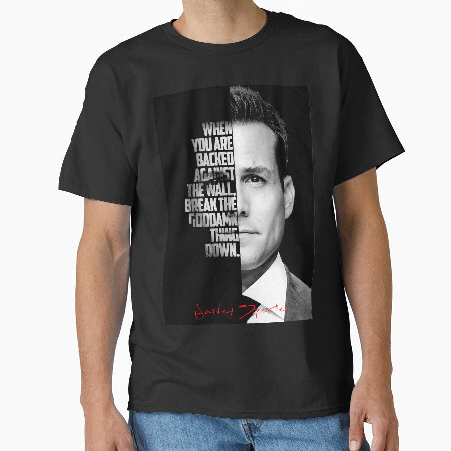 Black and white Harvey Specter quote. by Enea Kelo