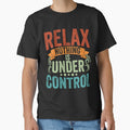 Vintage Nothing Is Under Control Meditation Yoga Enthusiasts by Nessshirts