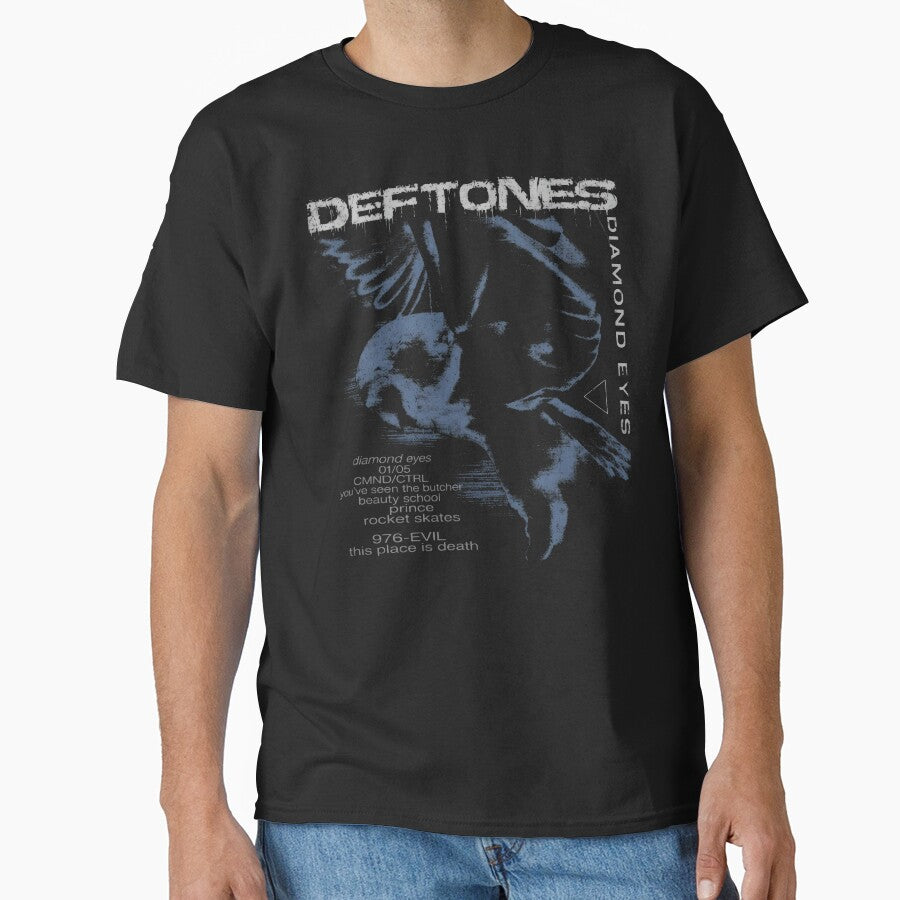 Deftones Diamond Eyes Album Vintage Nu Metal Band Graphic T-Shirt by blawdi
