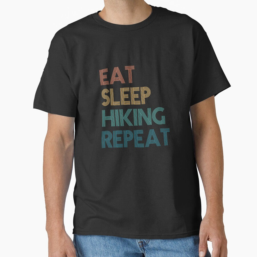 Eat Sleep Hiking Repeat - Gift For Hiking Fans by kindxinn