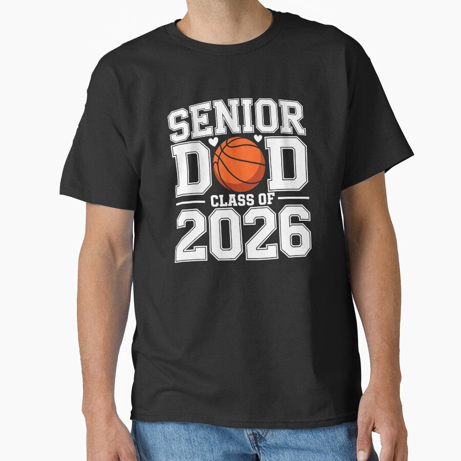 Senior Dad Class of 2026 Basketball Graduation Proud Father by allistermariam