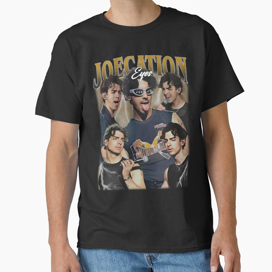 Vintage Joe Jonas 90s Retro Music Fan by Jonas Brothers by CARLOSCASTORES