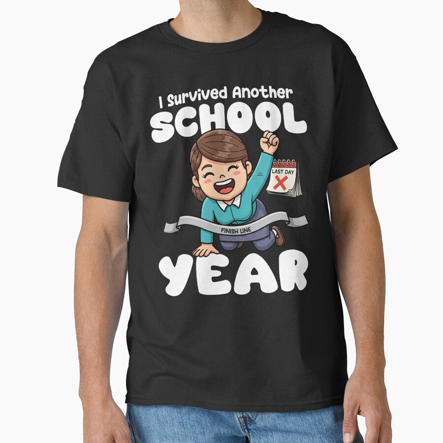 I SURVIVED ANOTHER SCHOOL YEAR - TEACHER GIFT by KEF Custom