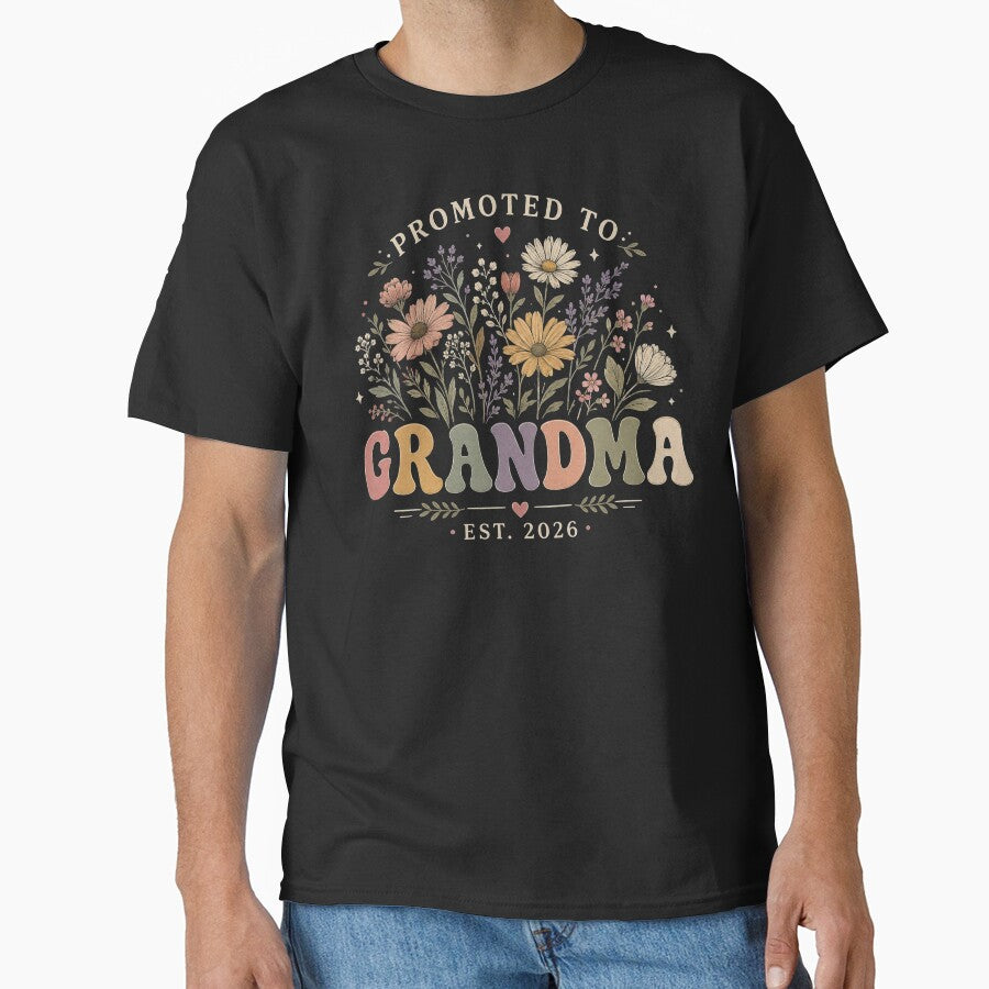 Promoted To Grandma, New Grandma, Grandma Est 2026, Pregnancy Reveal Gift for Grandma by Sprinkle12345