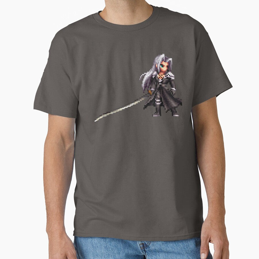 SEPHIROTH FFVII SPRITE by PIXLTEES