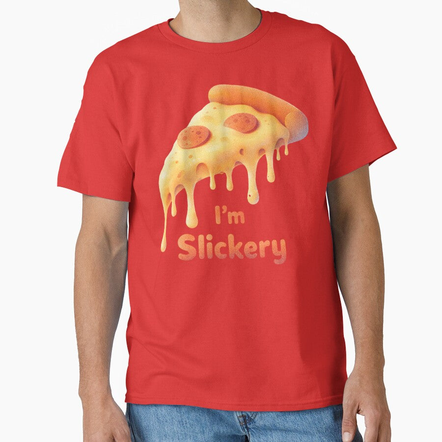 Cheesy Slice of Pizza with Cheesier Slogan by ShindigiddyDog