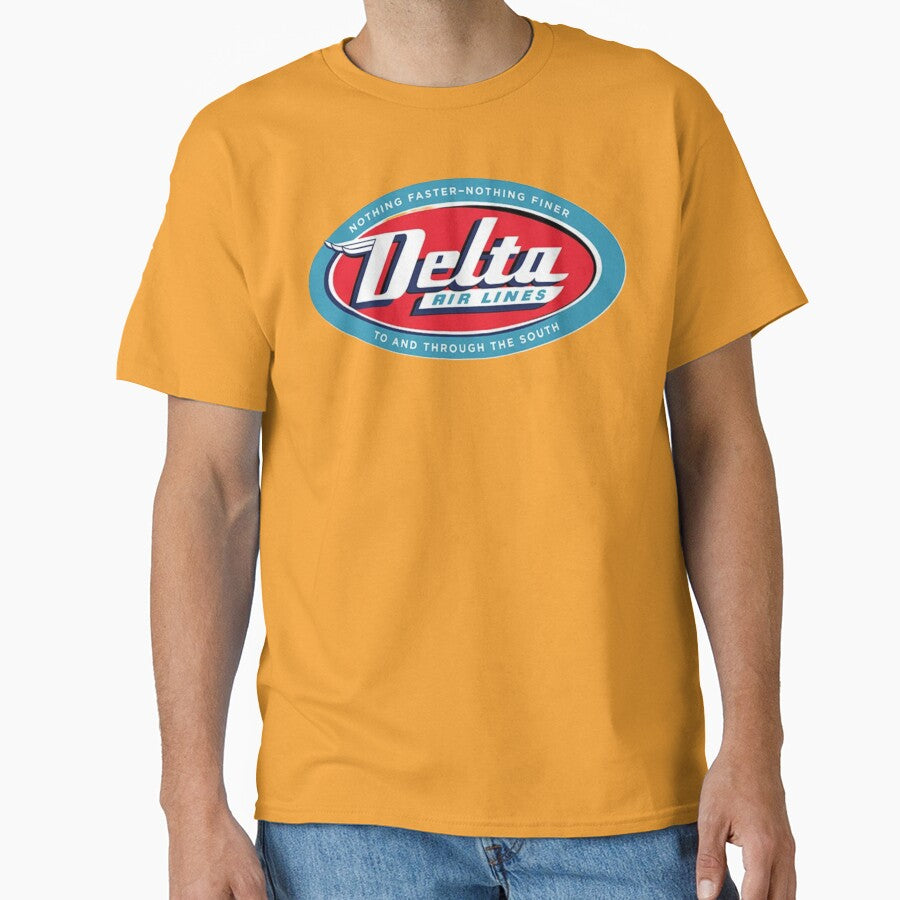 delta airlines vintage 1950s logo major airline aviation by PilotandPlane