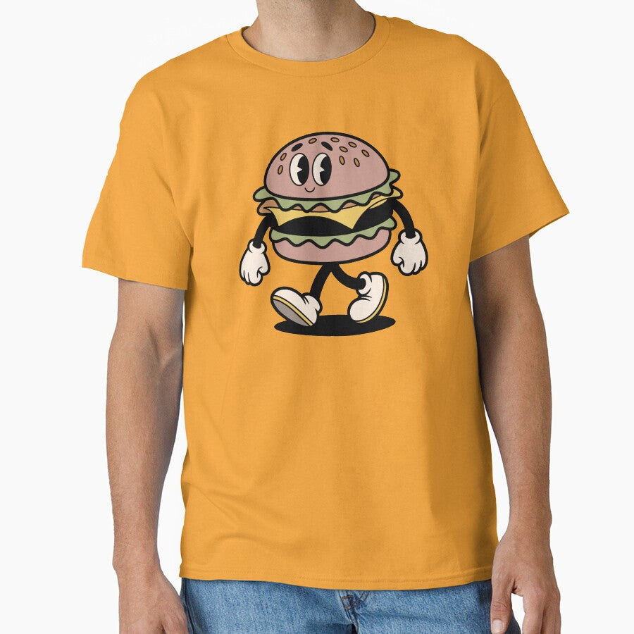 Retro Cartoon Burger by thirdattemptt