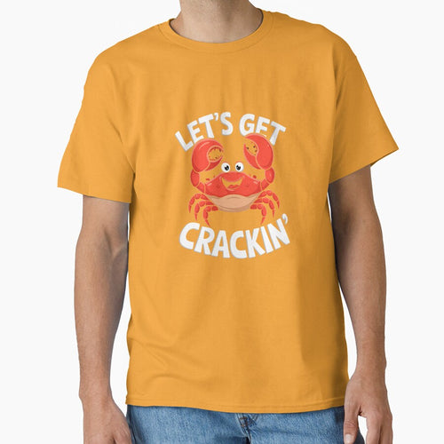 A Cartoon Sea Funny Crab Eater Seafood Lover Crab Premium Tri-blend T-Shirt by ‘Nothing Scares Me’ Store