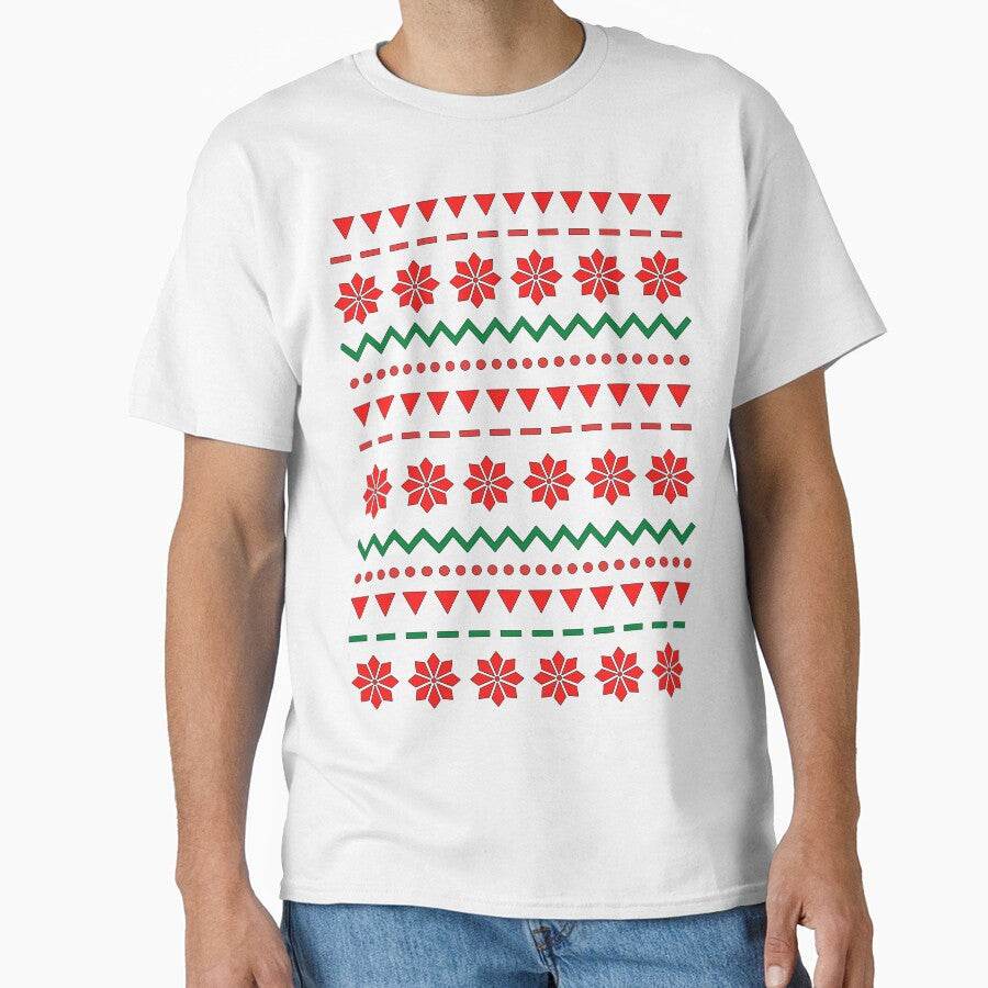 Cute vintage Christmas Sweater Pattern - Holiday Pattern by SheetalMourya