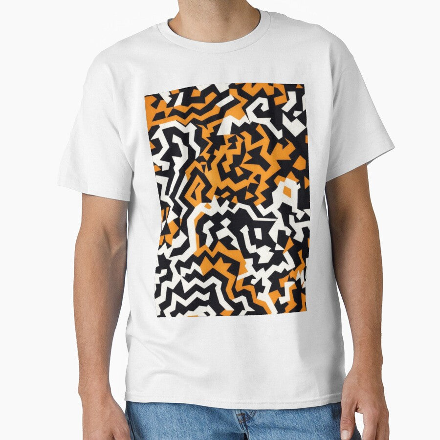 Minimalist Tiger Art Style by Basunat
