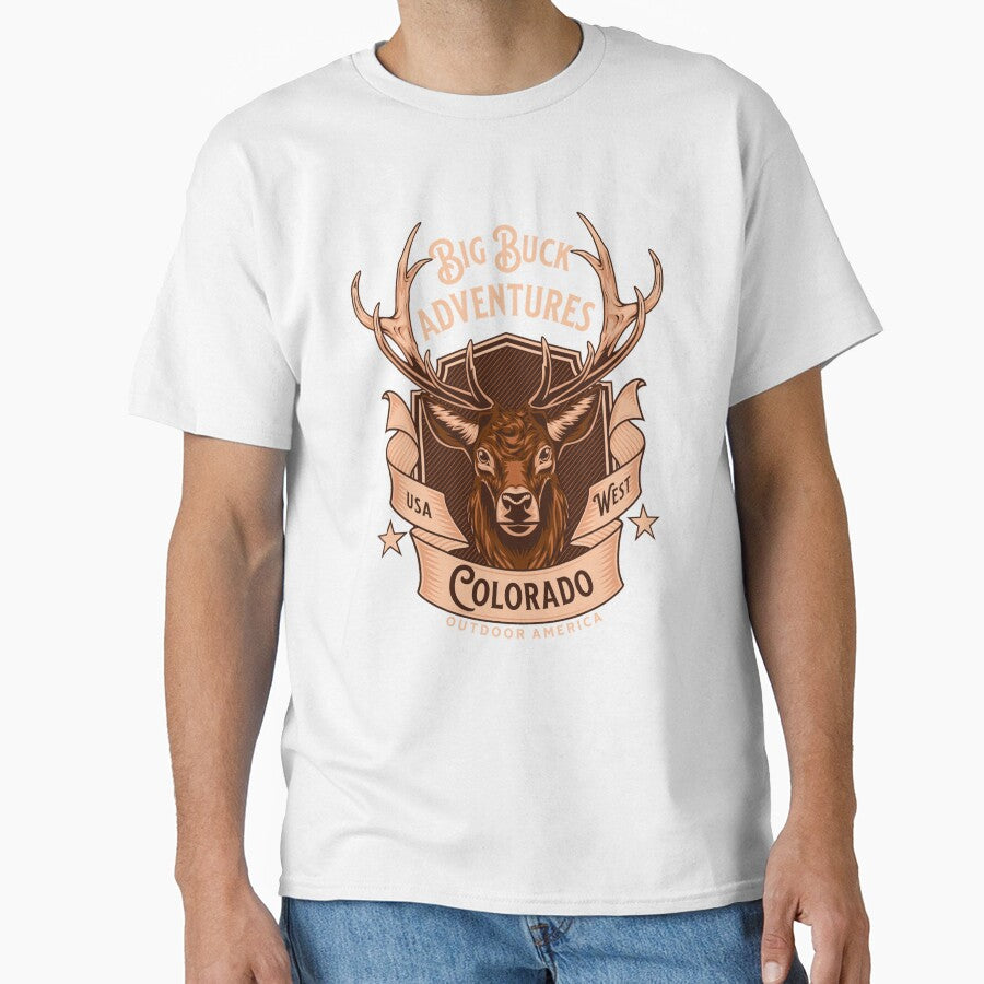 Vintage Deer Hunting Colorado by CattlettArt