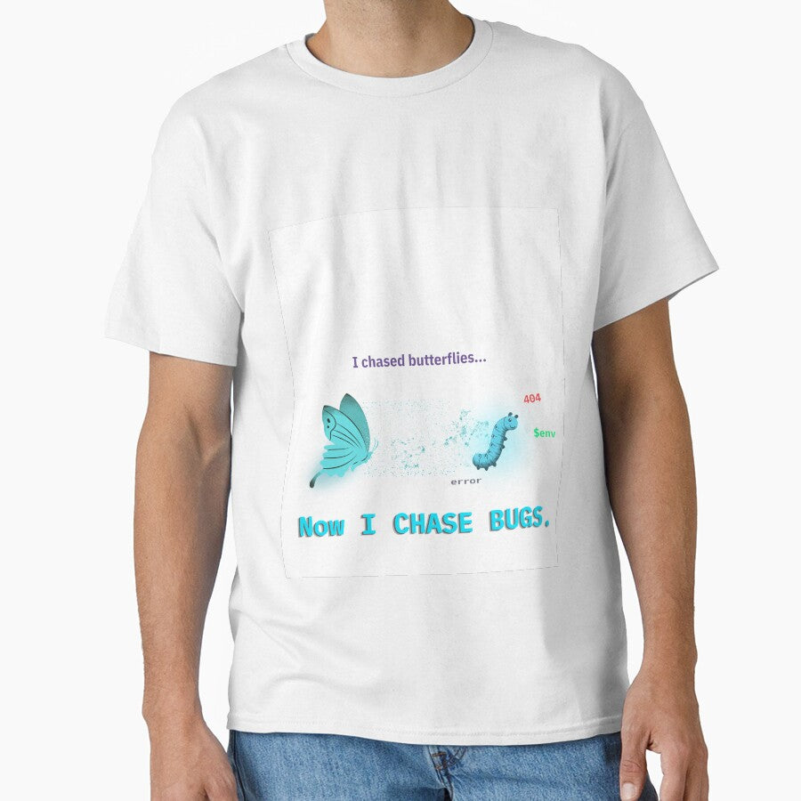 Programmer Coding Humor Aesthetic Design - From Butterflies to Bugs by Design & Chill Studio ✅