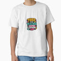 Tired As A Teacher But Still Showing Up – Funny Teacher Quote Design by Petringo