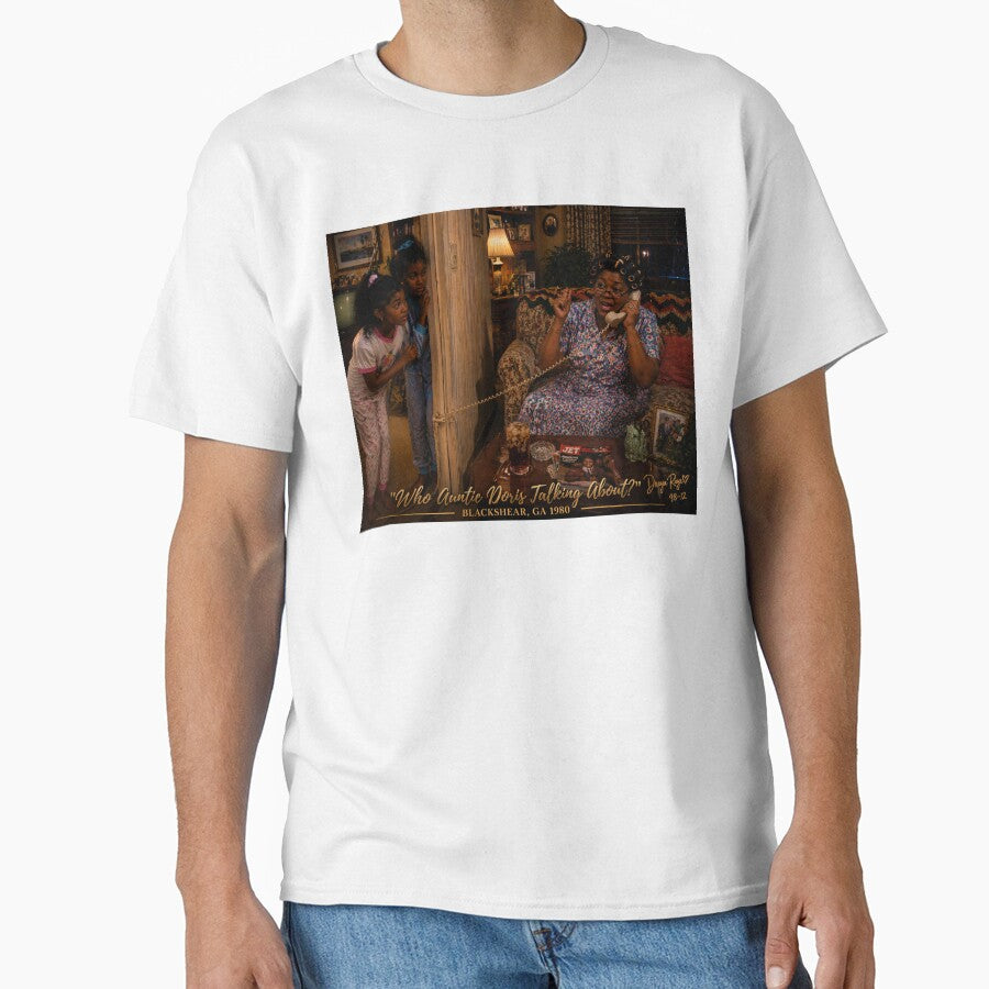 “Who Auntie Doris Talking About? – Blackshear Living Room, 1980” by LadyDCreations