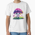 Happy Little Mushroom - Colourful Nature Art by QuirkyMint
