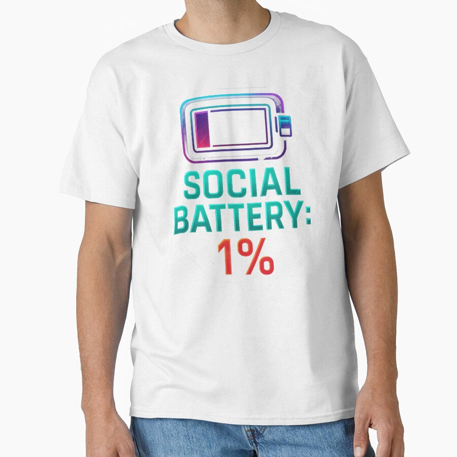 Social Battery 1% – Introvert Mood Activated by BestDetailer
