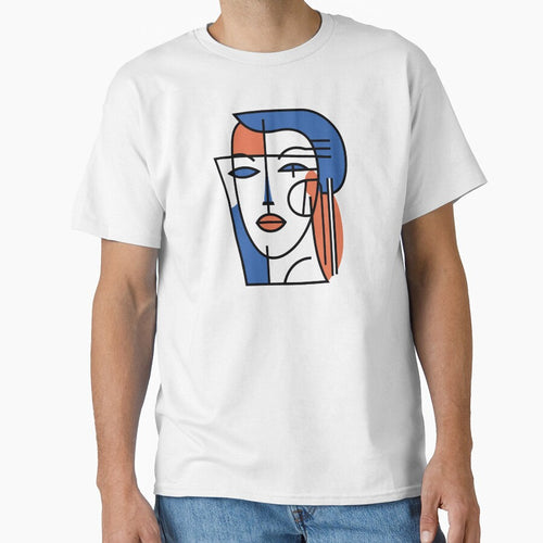 Abstract Minimalist Portrait by Artwyz