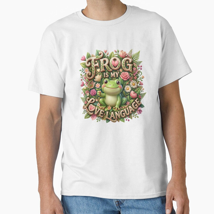 Frog Is My Love Language Cottagecore Frog Gift by pradeepvisuals