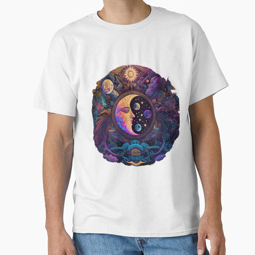 A cluster of different moons orbits around a strange universe by LLdreams