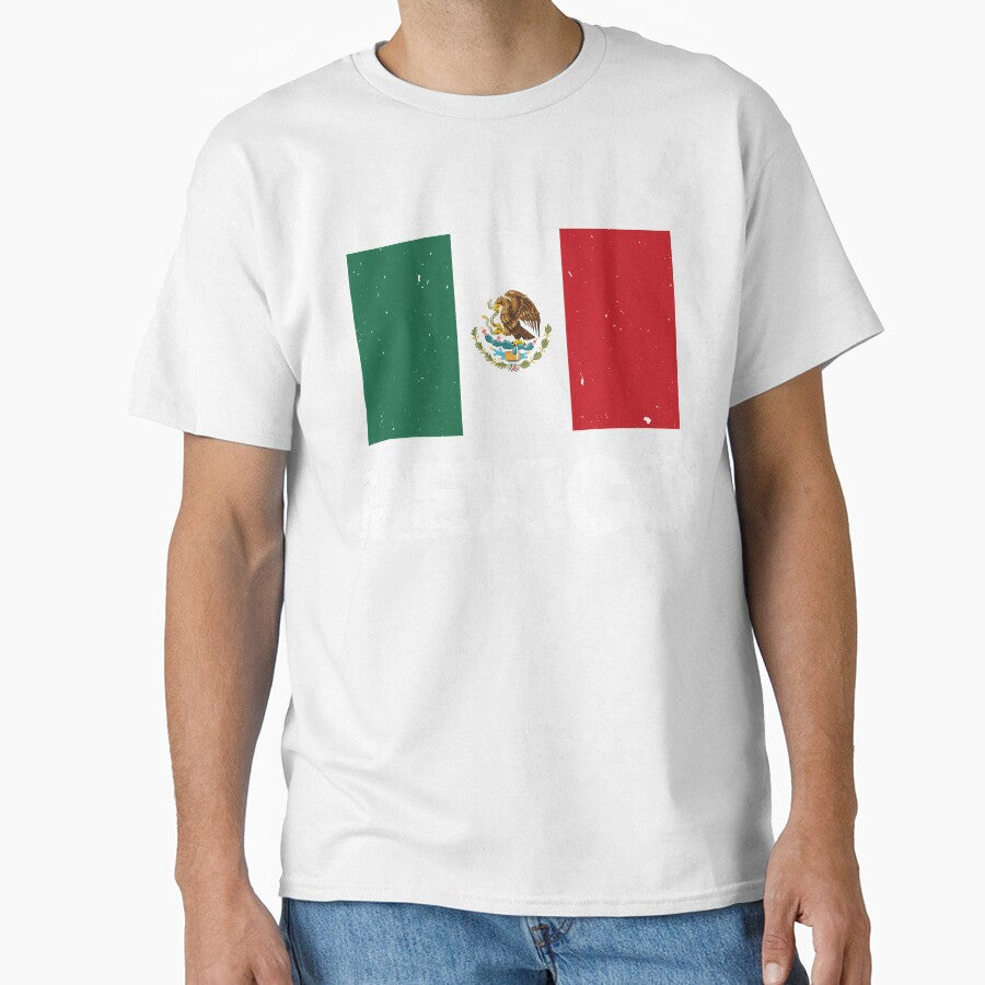 Mexico Flag T-Shirt for Men and Women by AllStarMerch