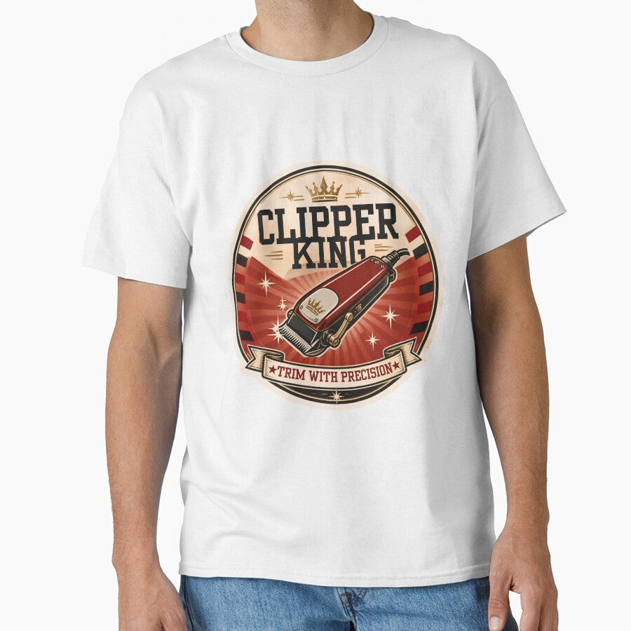 Clipper King Trim With Precision Vintage Barber Emblem by Barber MD Culture