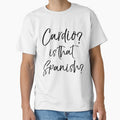 Cardio? Is that Spanish? Funny Workout Quote by TNDesignStudio