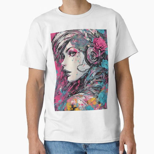 Abstract Art Deco Ink and Paint by SilverSunStudio