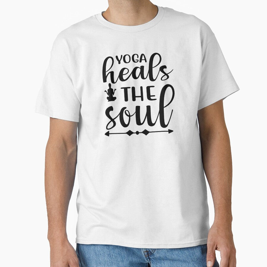 Yoga Saying Yoga Heals The Soul Motivational Quote by SoccaTamam