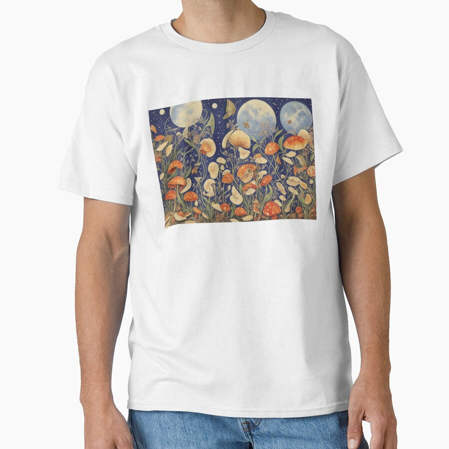 Dark Vegan Occult Cottagecore Moon Flower Floral by Yellowriversss