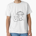 Letter U Beside Umbrella Hat by rasagamastore