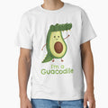 Cute Avocado Guacamole Crocodile Guacodile by Maria Garcia