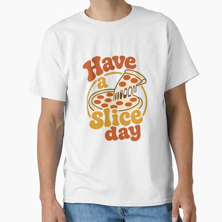 Have a Slice Day Pizza Lover Gift Vintage Food Design by w1ckerman