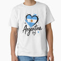 Argentina Heart Flag Patriotic Love Country Pride National Spirit by Serene woods
