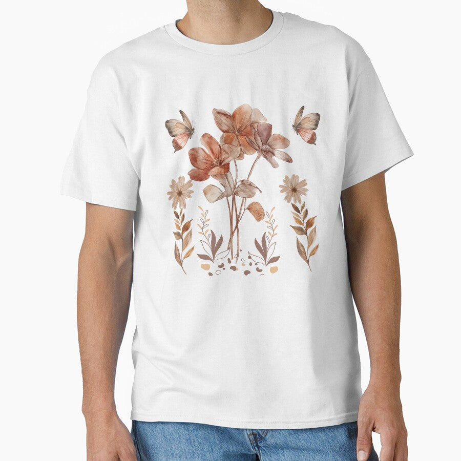 Boho Botanical | Neutral Floral & Foliage Aesthetic Design by Siti Hoiriyah
