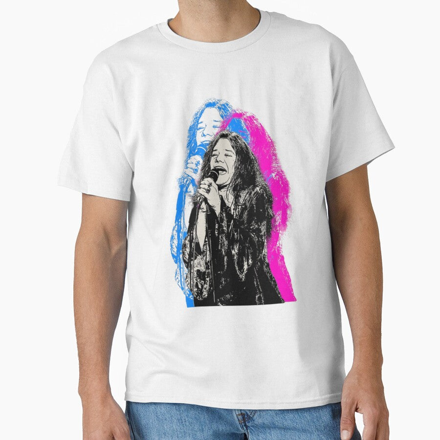 Janis Joplin Retro Warm Red Portrait With Sunglasses For Fans And Gift For Vintage Art Lovers by RachelLIson