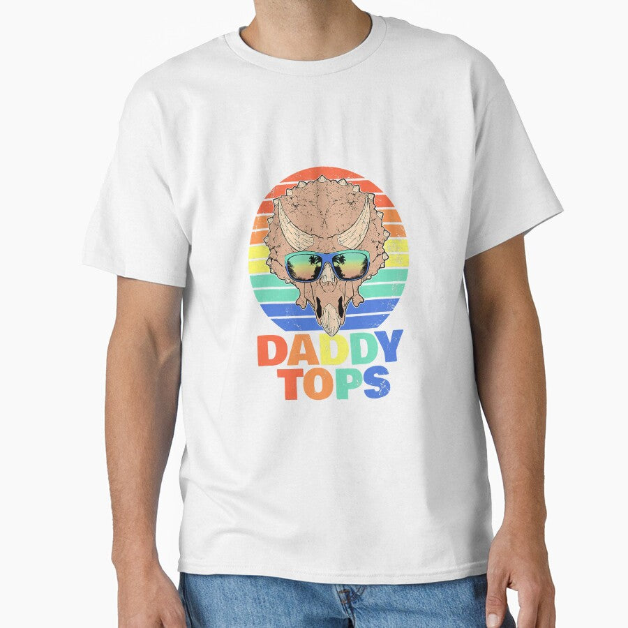 Triceratops Papa Fossil Hunter Funny by SkyCloudBlue