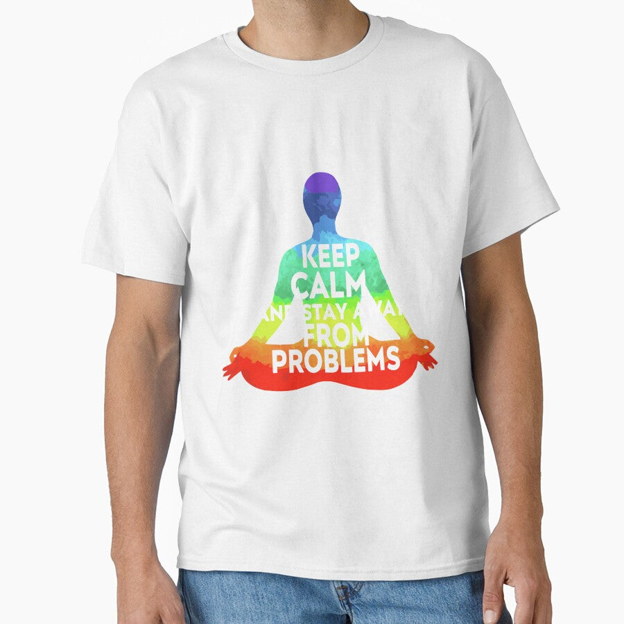 KEEP CALM AND STAY AWAY FROM PROBLEMS by design-2store