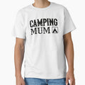 Black Text Camping Mum Fun Camping Design by TrulyEpoque