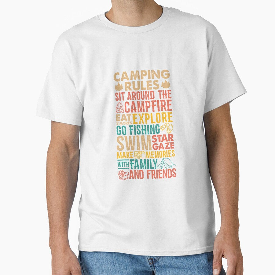 Camping Rules Gifts For Family Camping by ajw1