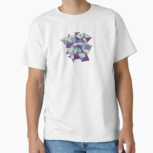 Abstract Colorful Purple Geometric Shape by roleydesigns