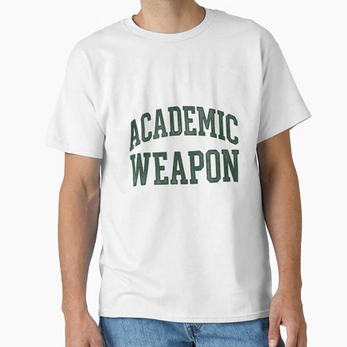 Academic Weapon Retro Student Shirt by Amr Darwish Graphic designer