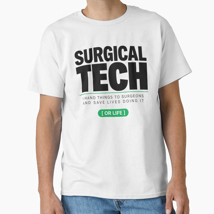 Funny Surgical Tech Gift I Hand Things To Surgeons And Save Lives Doing It by Barkashow