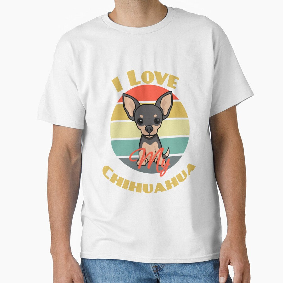 I Love My Chihuahua Dog puppy Lover Cute by Meteor77