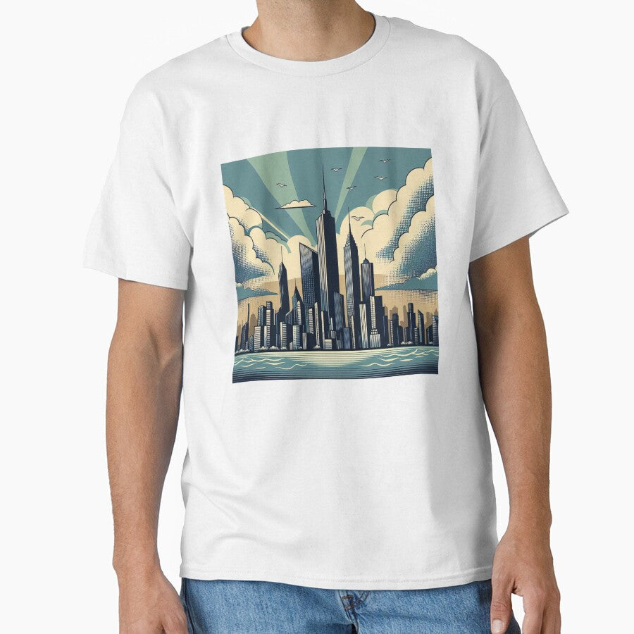 Dystopian City Pop Art Style by artofuniverse